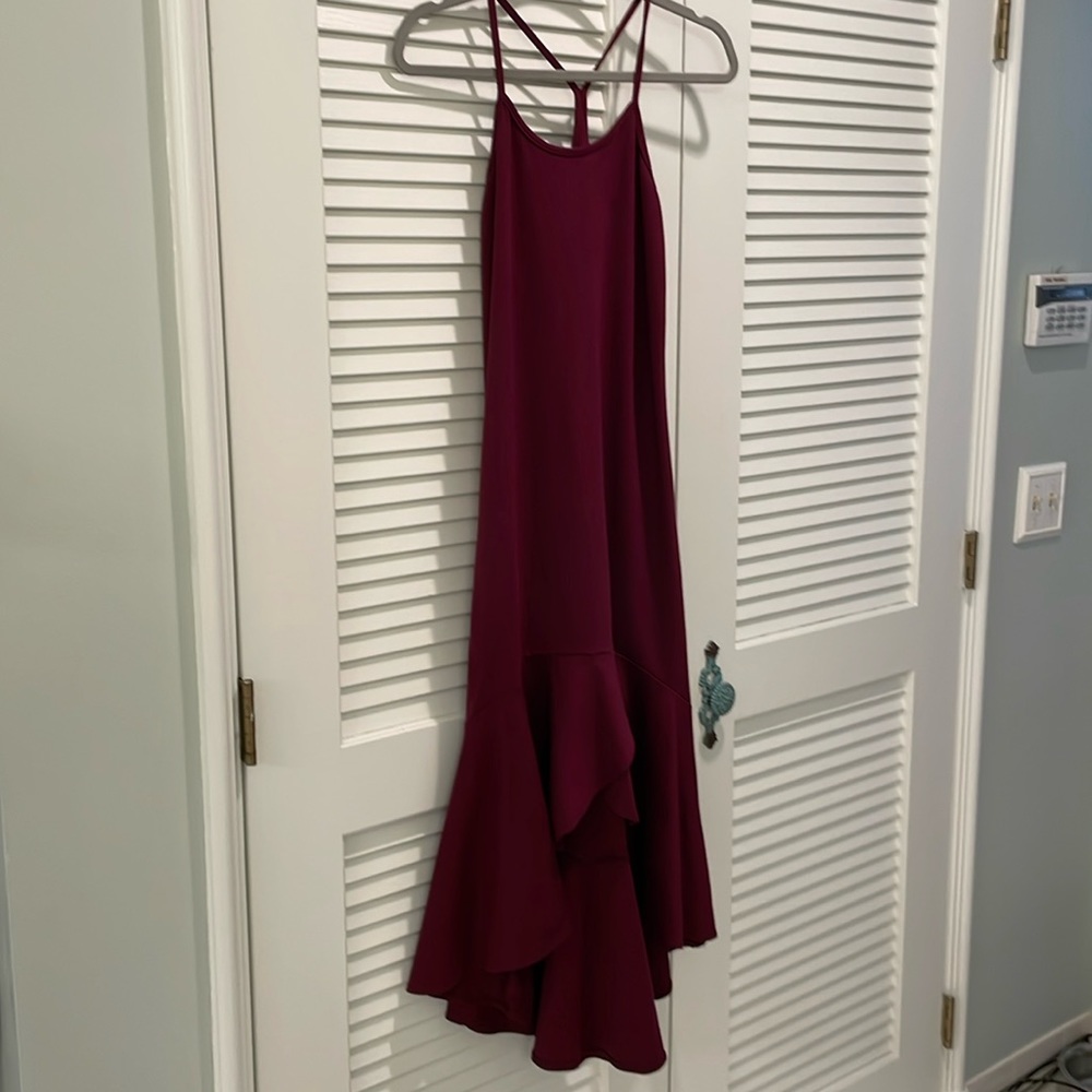 Leith dress size XS. Long with ruffle on bottom.